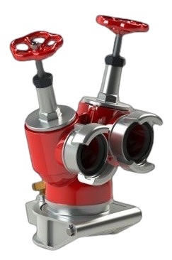 Retenues Keyser Avec Robinet DN 100 Sortie 2x DN 65 Avec Verrou
